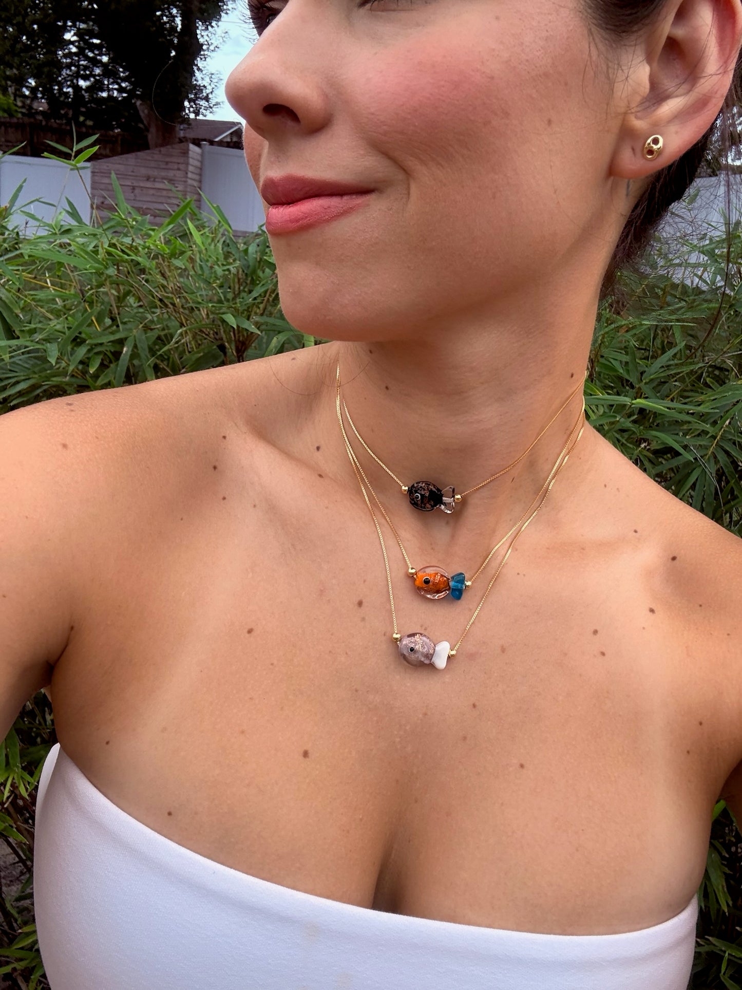 Ocean Aura Pendant Necklace