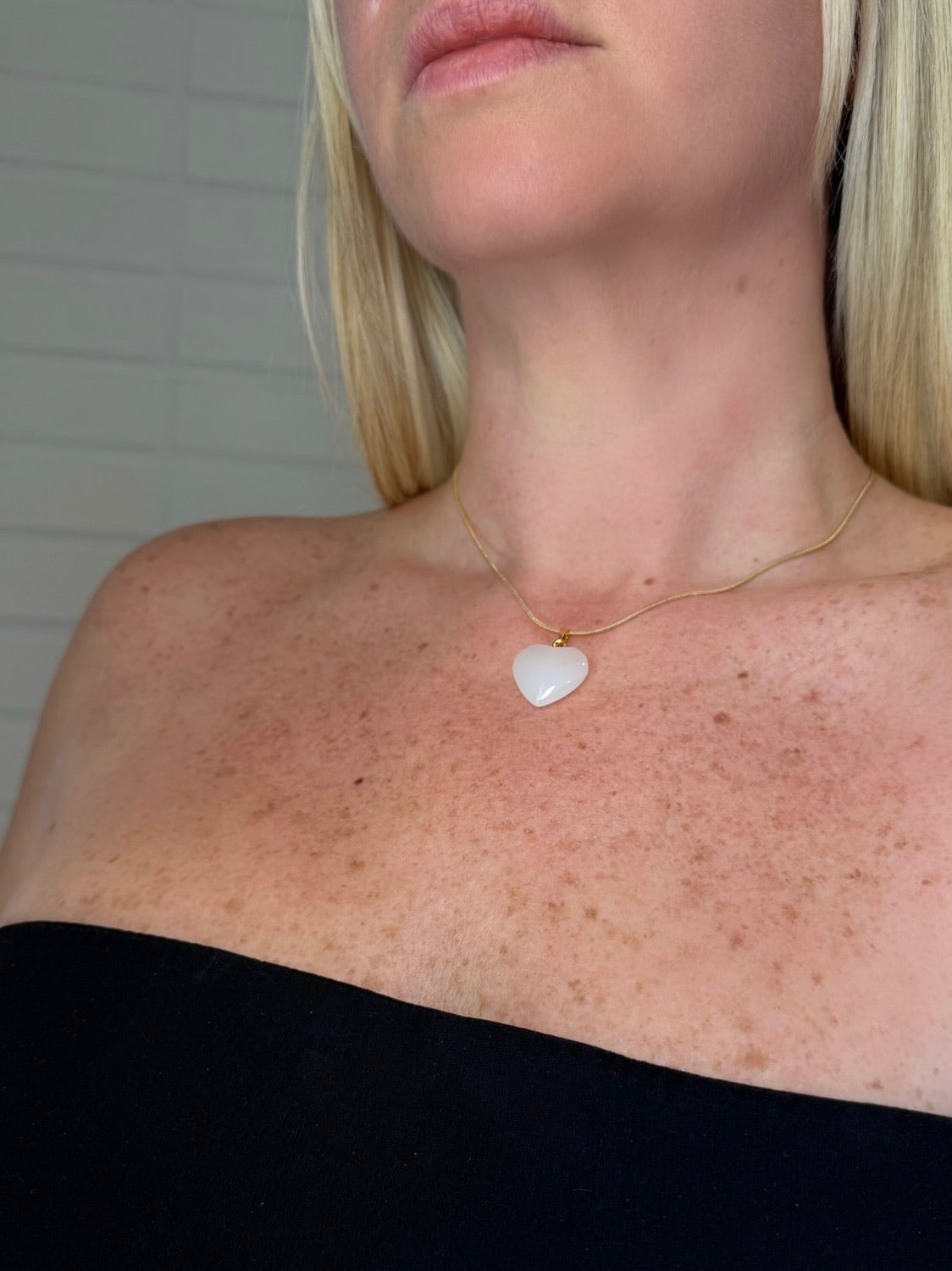 Charming white heart