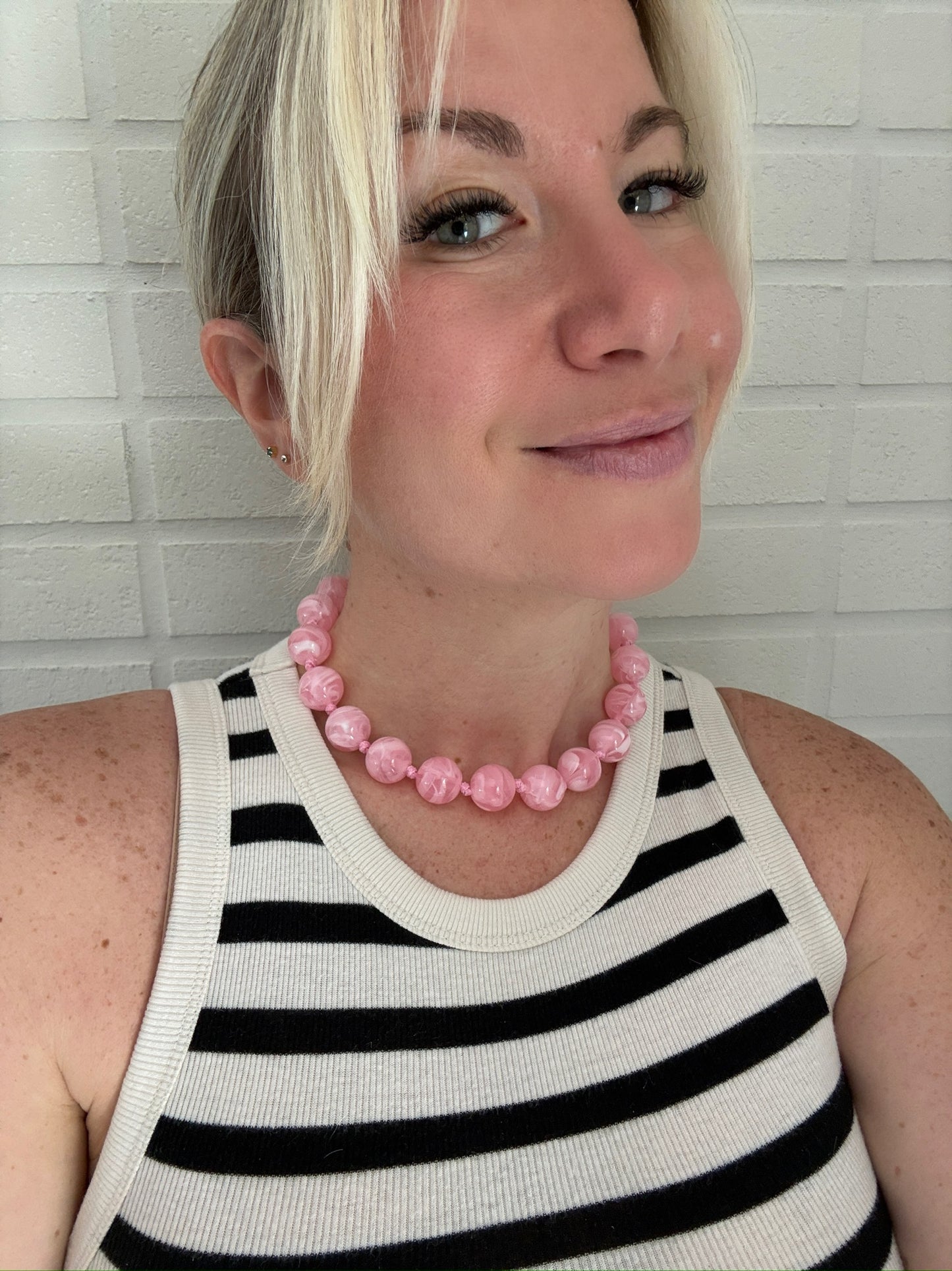 Coastal Glow Beaded Necklace