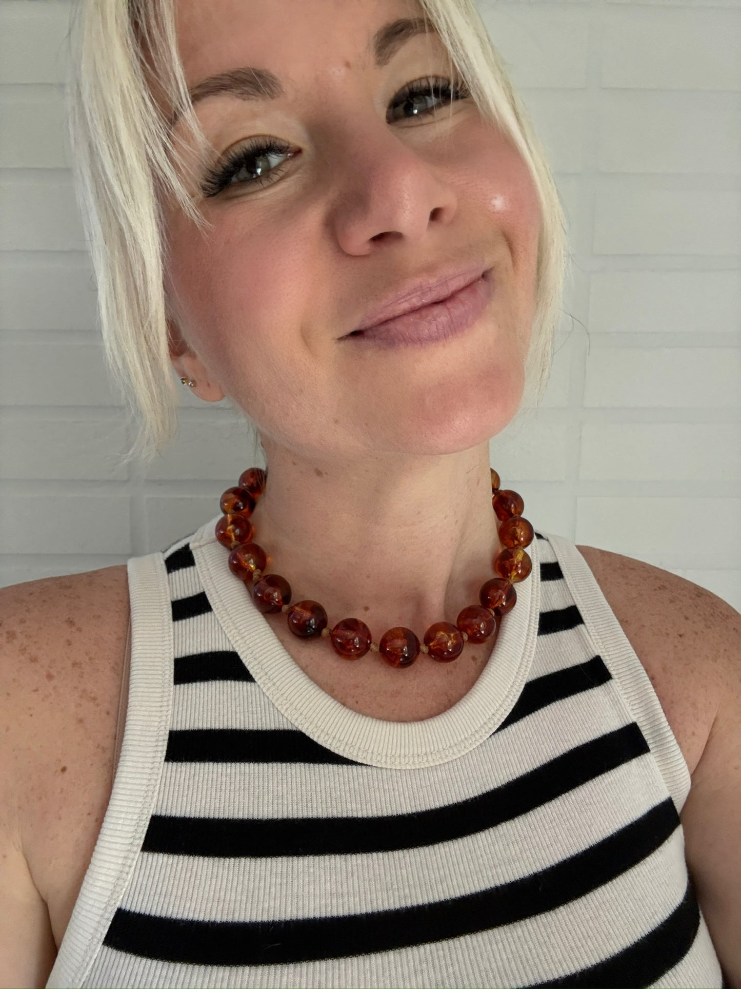 Coastal Glow Beaded Necklace