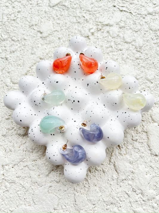 Acrylic Drops in Color Earrings