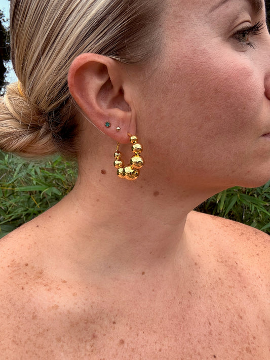 Lumen Dots Earring Hoops
