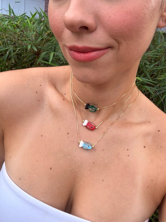 Ocean Aura Pendant Necklace