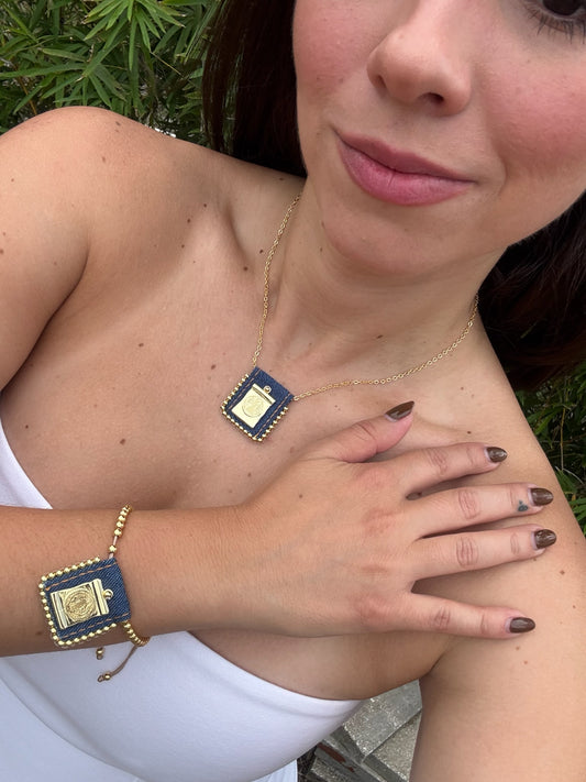 The Jean Escapulario Necklace & Bracelet